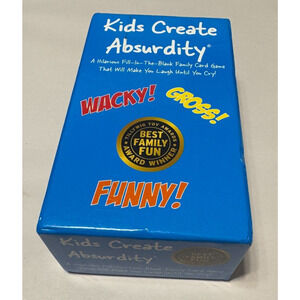 Kids Create Absurdity Fun Family Card Game Night fill in the blanks creative